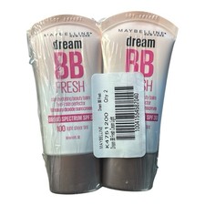 2x Maybelline Dream Fresh BB Cream 100 LIGHT SPF 30 8-in-1 Skin Perfector 1oz