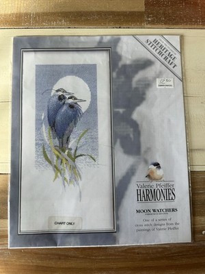 Valerie Pfeiffer Moon Watchers Cross Stitch Chart Heritage Stitchcraft