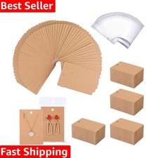 Wholesale Jewelry Card Set: 150 Earring Cards  150 Packing Bags for Displays