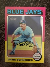 2024 TOPPS HERITAGE DAVIS SCHNEIDER #425 ROOKIE CARD TORONTO BLUE JAYS