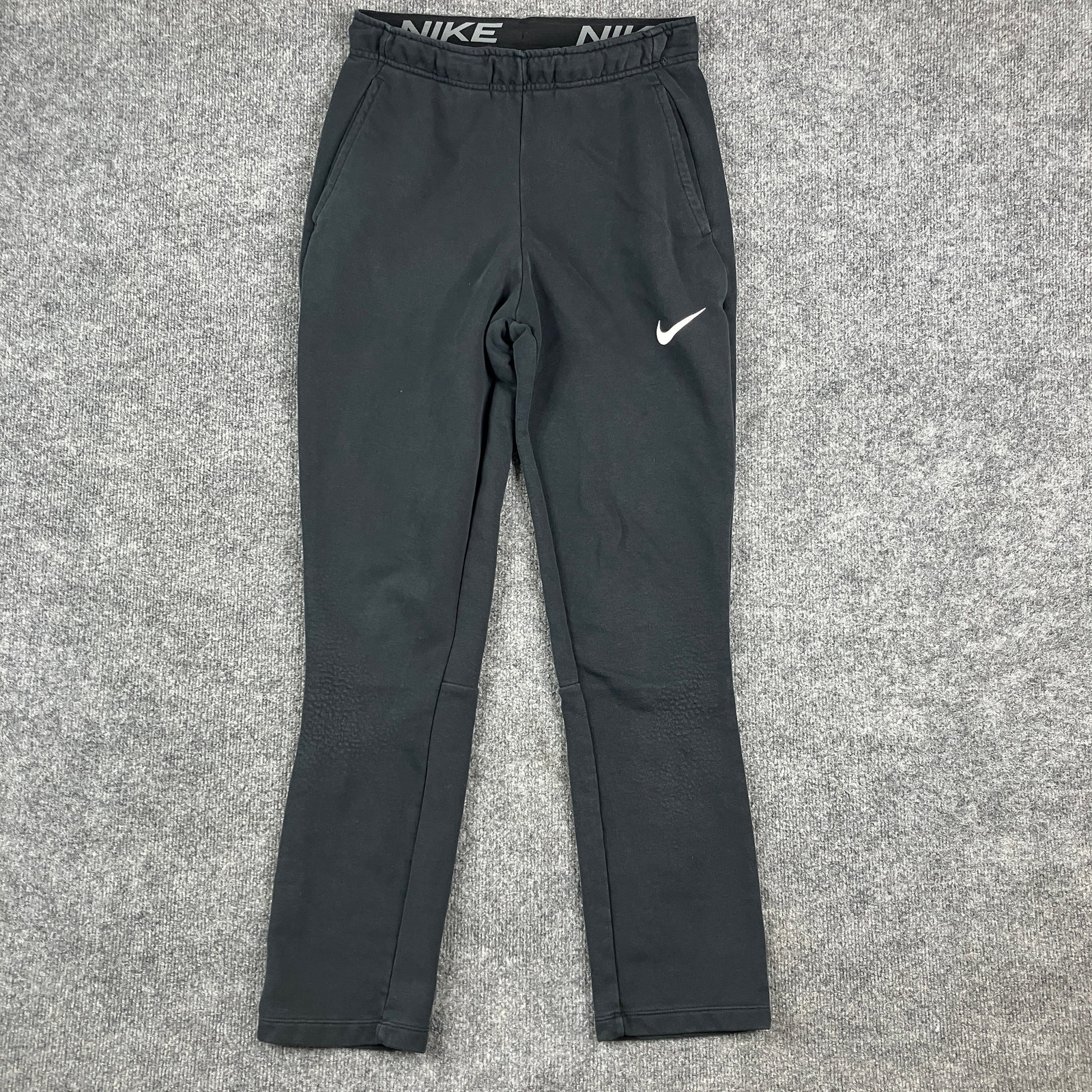 Nike Joggers Mens Size S Black Dri-Fit Athletic Tapered Sweatpants Running-image