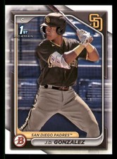 J.D. Gonzalez 2024 Bowman #BP-111 Prospects San Diego Padres