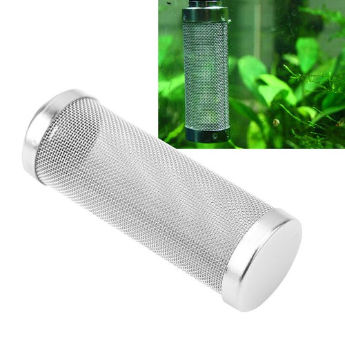 Aquarium Fish Tank Edelstahl Mesh Filter Netzhülle Schützen Shrimp God - Bild 3 von 8