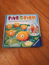 Five Little Fish Game by Ravensburger Toddler Boys Girls Age 3+ Fun Fishing Game
