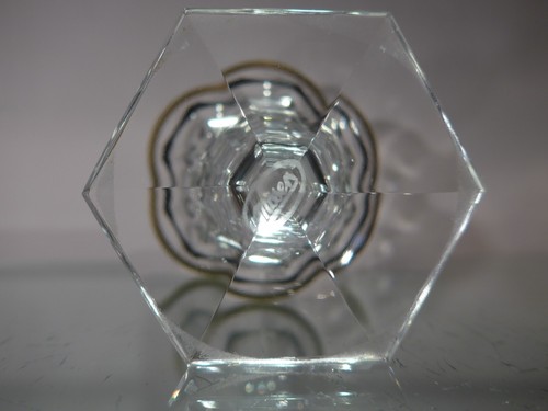 Weinglas MOSER Karlsbad Rarität Serie Diplomat Form 1940 Goldrand Kristallglas - Picture 8 of 8