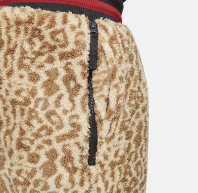 Nike Men's Leopard Print Faux Fur Premium Basketball Shorts DQ6176