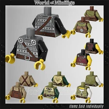 LEGO Minifig Viking Torsos 76382 "NEW" - All Styles & Colors Available