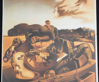 Salvador  Dali Lithographie,  signiert, limitiert, Prägestempel, 35 x 50 cm