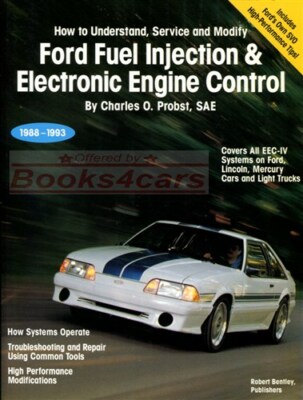 FORD Shop Manual Service Reparatur Kraftstoffeinspritzung Probst Mustang Buch