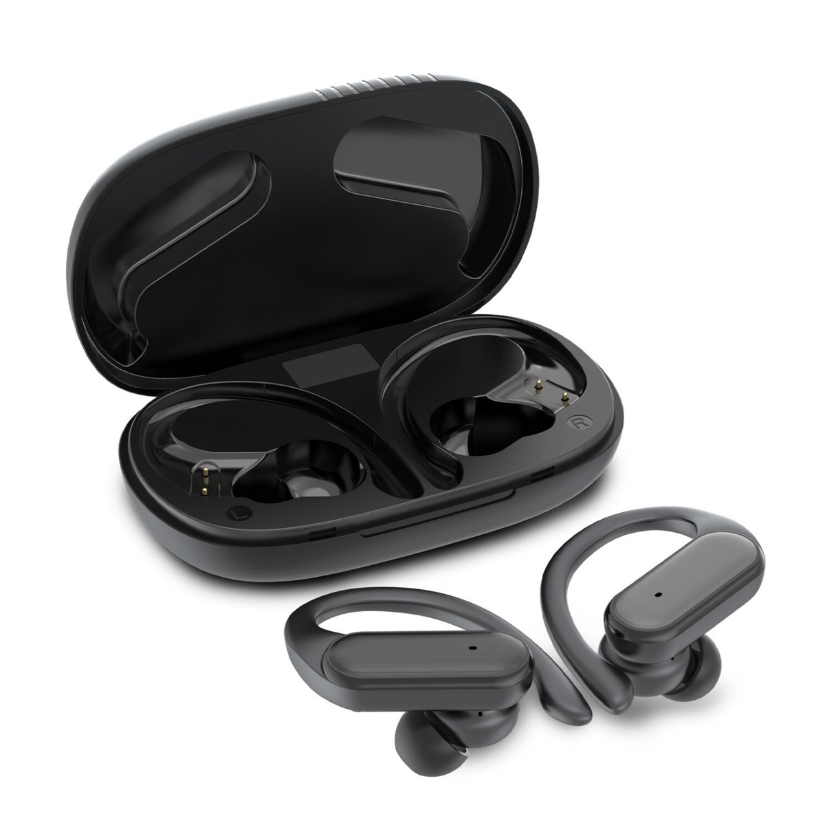 Wireless Neckband Earbuds Bluetooth Speaker Blackweb Wireless