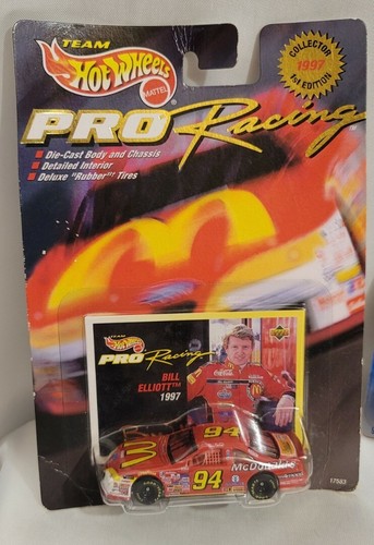 TEAM HOT WHEELS PRO RACING #94 BILL ELLIOT 1997 & 1992 Limited Edition Roses Car - Picture 2 of 7
