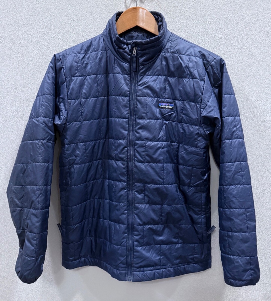 PATAGONIA Kids XL size 14 Full-Zip Lightweight Puffer Jacket Blue