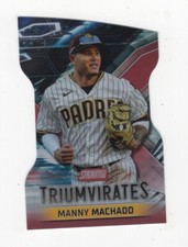 2023 TOPPS STADIUM CLUB BASEBALL RED TRIUMVIRATES MANNY MACHADO SAN DIEGO PADRES