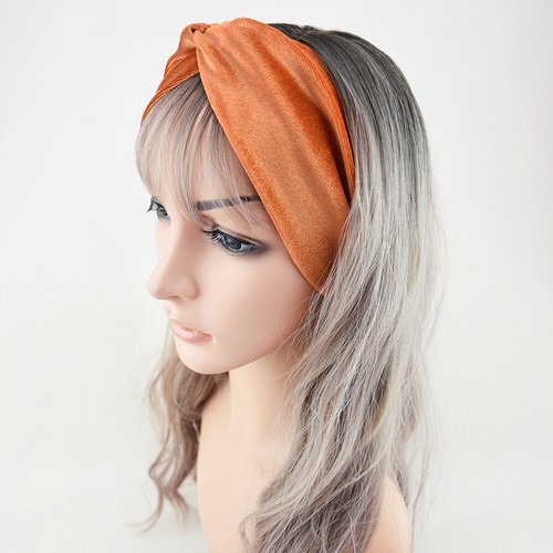 Women Ladies Soft Turban Velvet Headband Head Wrap Twist Stretch Hair Band UK - Picture 17 of 40