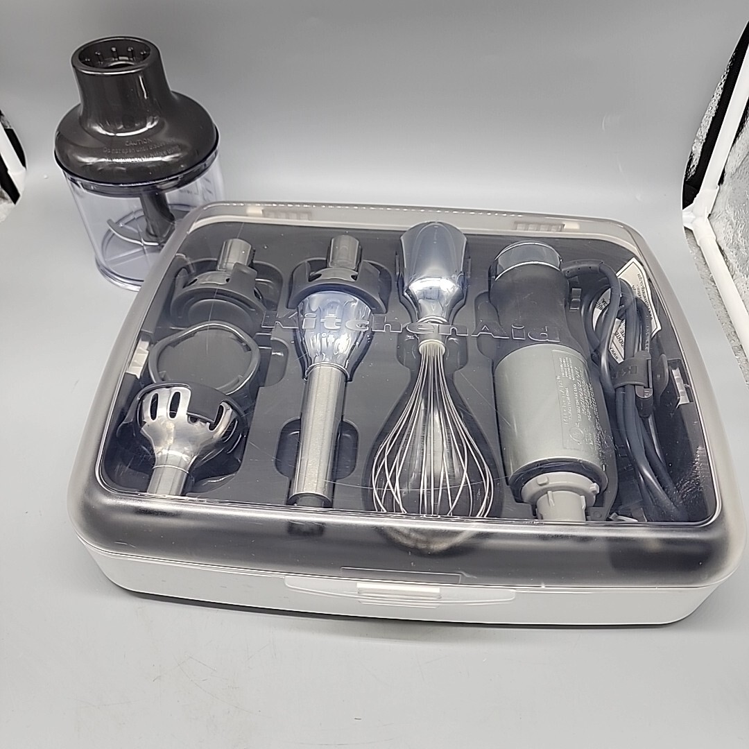 KitchenAid KHB2561QCU Immersion Hand Blender 5 Speed Architect Gray