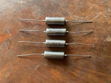 .033uf @ 200v, K40Y-9 Russian Caps Four (4x) New Old Stock - Paper In Oil, 0.033