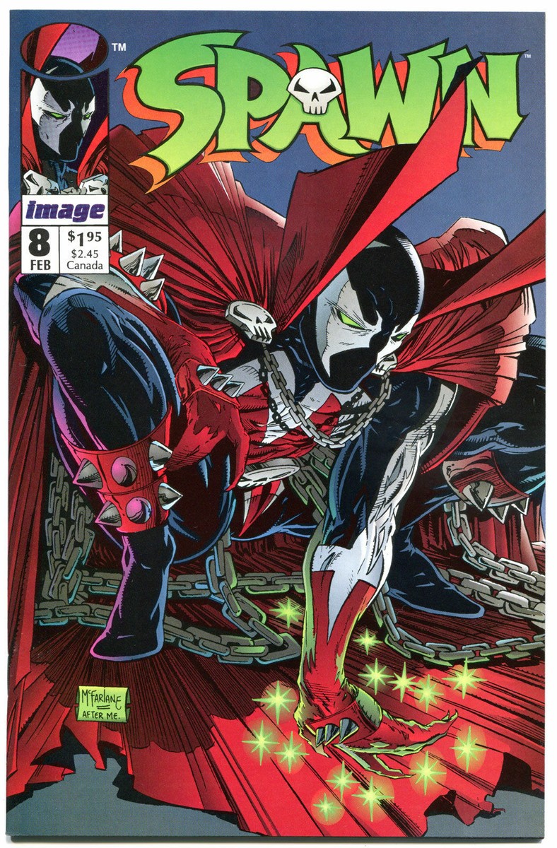 SPAWN #8, NM+, Todd McFarlane, Alan Moore, more Image in store | eBay
