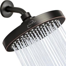 High Pressure Rainfall Shower Head, 6 6 Inch Round 1 PCS Oil Rubbed Bronze