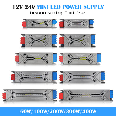 DC 12V/24V LED Trafo Netzteil Schaltnetzteil Netzteil 60W-400W Fur LED Streifen