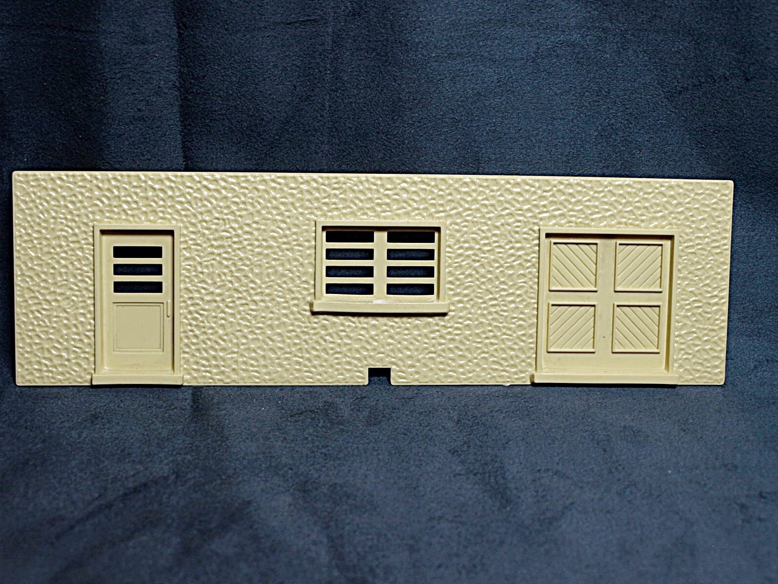 Plasticville Post Office, Hardware Store, Supermarket Tan Back Piece OS Scale eBay