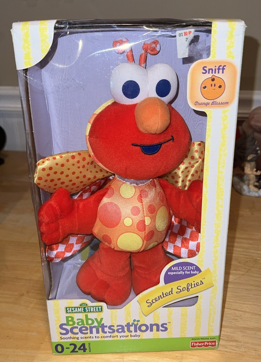 【Ryuu】【6キロ】ELMO ORGANIC 1歳〜 Sesame Street Baby Scentsations Elmo - Fisher Price - Brand New