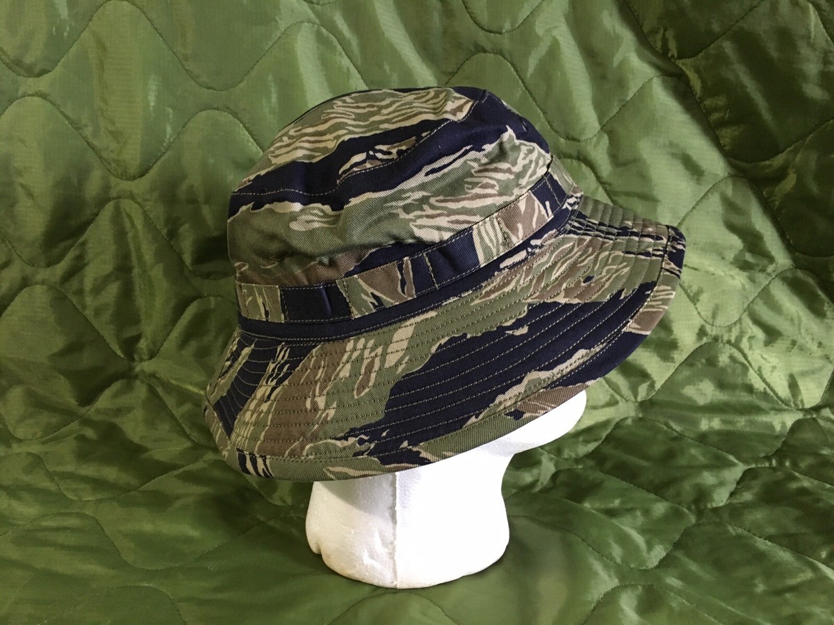80's TIGER STRIPE PRODUCTS Boonie Hat 米軍 US Tigerstripe Military Army Boonie Mütze cap Tiger Stripe