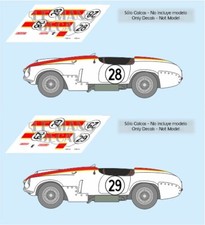 Decals Pegaso Z102 spider Le Mans 1953 28 29 1:32 1:24 1:43 1:18 ENASA calcas