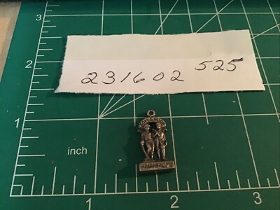 Vintage Sterling Silver 3D Tom Sawyer & Huck Finn Mark Twain Charm