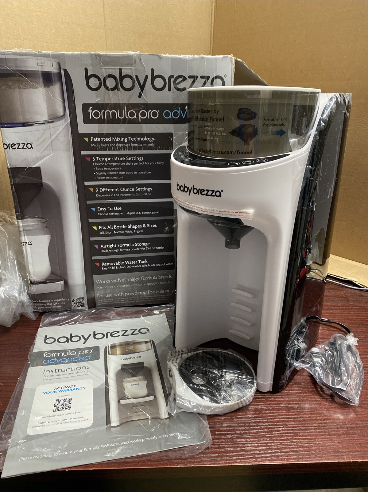 Brezza Setting Baby Brezza Formula Chart 2019 Pro Advanced Formula