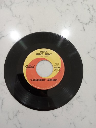'CANNONBALL' ADDERLEY - MERCY, MERCY, MERCY CAPITOL 45