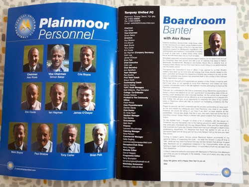 Brighton & Hove Albion v Preston North End FA Cup 3rd Rnd Programme 15th Jan 02 - Picture 5 of 5