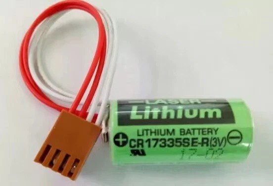 20x cr17335se-r Battery for Omron C200H-BAT09 3V PLC Battery 1700mAh with Plug - Image 4 of 4
