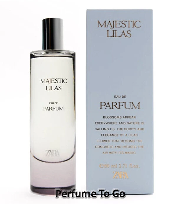 ZARA MAJESTIC LILAS for WOMEN 2.71 oz 80 ml EDP Spray NEW