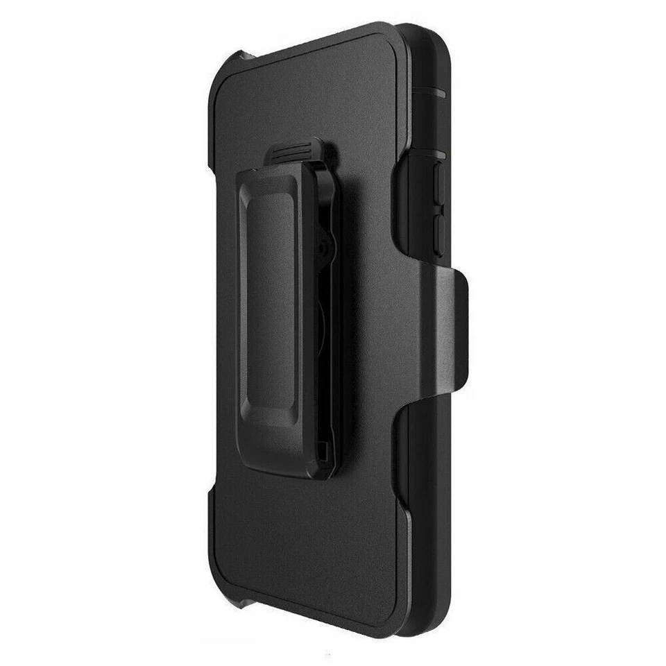 Defender Case Cover For Apple iPhone 11 (Belt Clip Holster Fits Otterbox) Black - Image 3 of 4