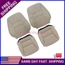 2013-2017 Fits Honda ACCORD Driver & Passenger Top & Bottom Seat Cover Light-Tan