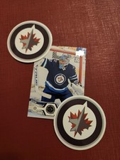2 Of Winnepeg Jets Themed Stickers For Laptop, Cases Folders Etc