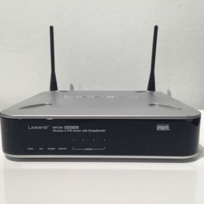 Linksys WRV200 54 Mbps 4-Port 10/100 Wireless G Router (WRV200-EU)