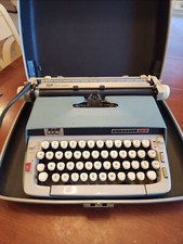 Vintage SCM Smith Corona Manual Portable Typewriter Classic 12 w/ Case  thumbnail