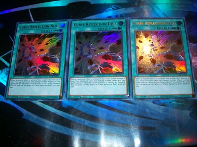 3x Curse Reflection Doll 1st Edition Ultra Rare BLCR-EN023 Yu-Gi-Oh!