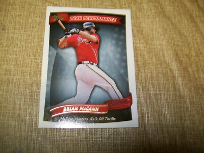 2010 Topps Peak Performance Brian McCann PP-99