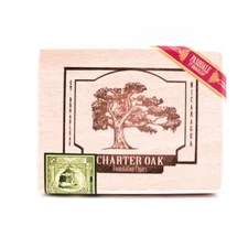 Charter Oak Pasquale Empty Wood Cigar Box 7" x 5.5" x 2"