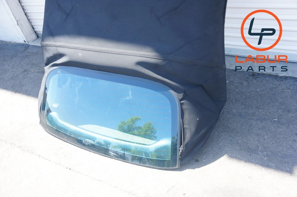 W209 03-09 Mercedes Clase CLK Convertible Techo Blando con Cristal Negro SR98 Foto 2 de 4