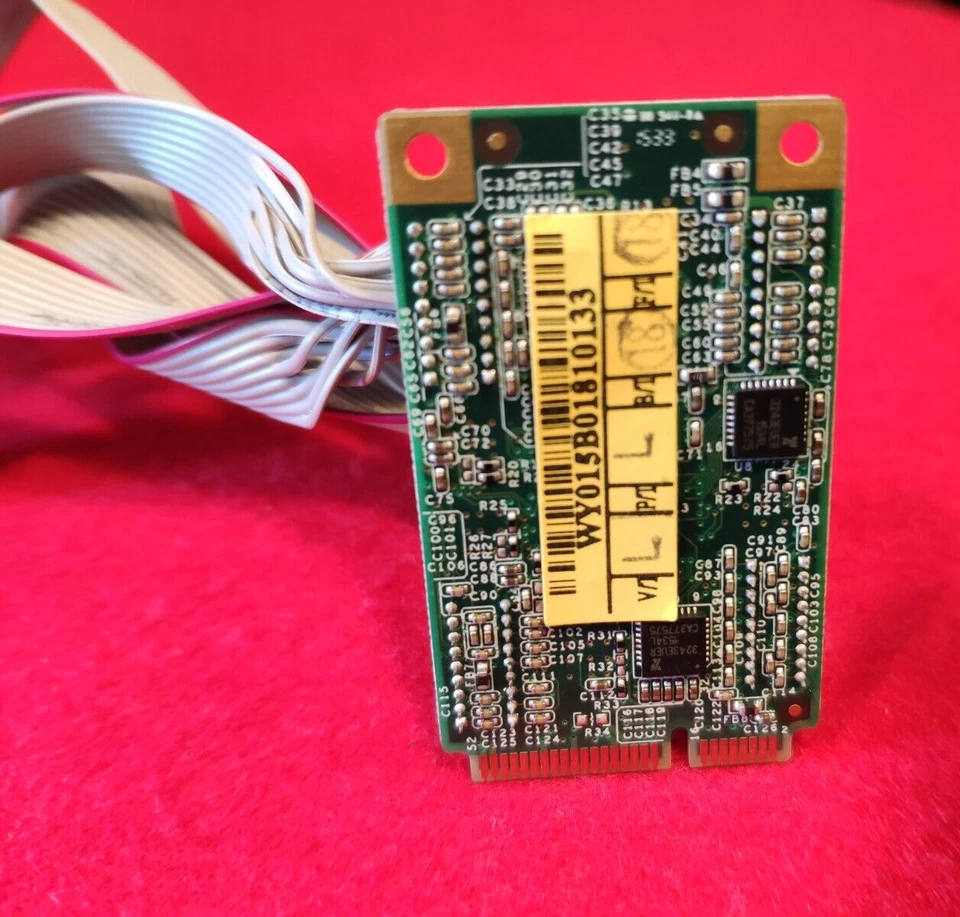 SCHEDA MINI PCI EXPRESS CON 6 PORTE SERIALI COMPUTER RS 232 PC RETRO WINDOWS DOS - Immagine 3 di 4