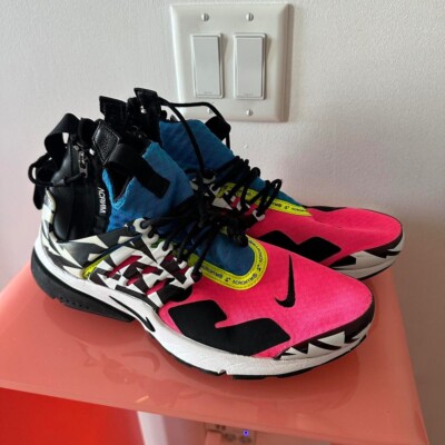 Nike Air Presto Mid x Acronym Racer Pink 2018 Mens Size 9