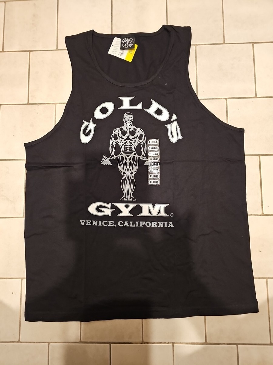 Gold's Gym Venice California Mecca Black Tank Top Men Size XL
