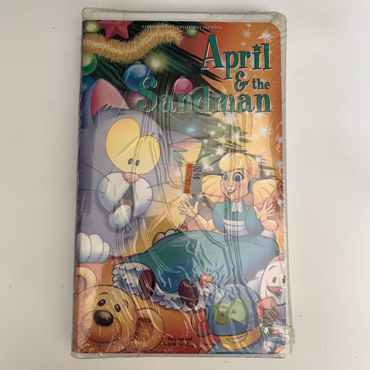 April & The Sandman (VHS) Very RARE OOP Cartoon FHE Sealed A Few