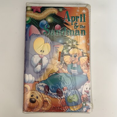 April & The Sandman (VHS) Very RARE OOP Cartoon FHE Sealed A Few Small Rips
