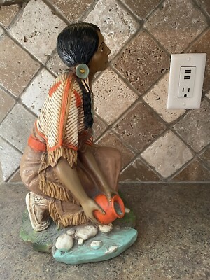 Universal Statuary 1980 #693 Native American Female Statue