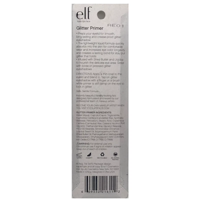 e.l.f. Cosmetics Glitter Primer - 21611 Sheer | eBay