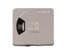 SONY MZ-E55 Walkman Portable MD Recorder Silver Very Good GP